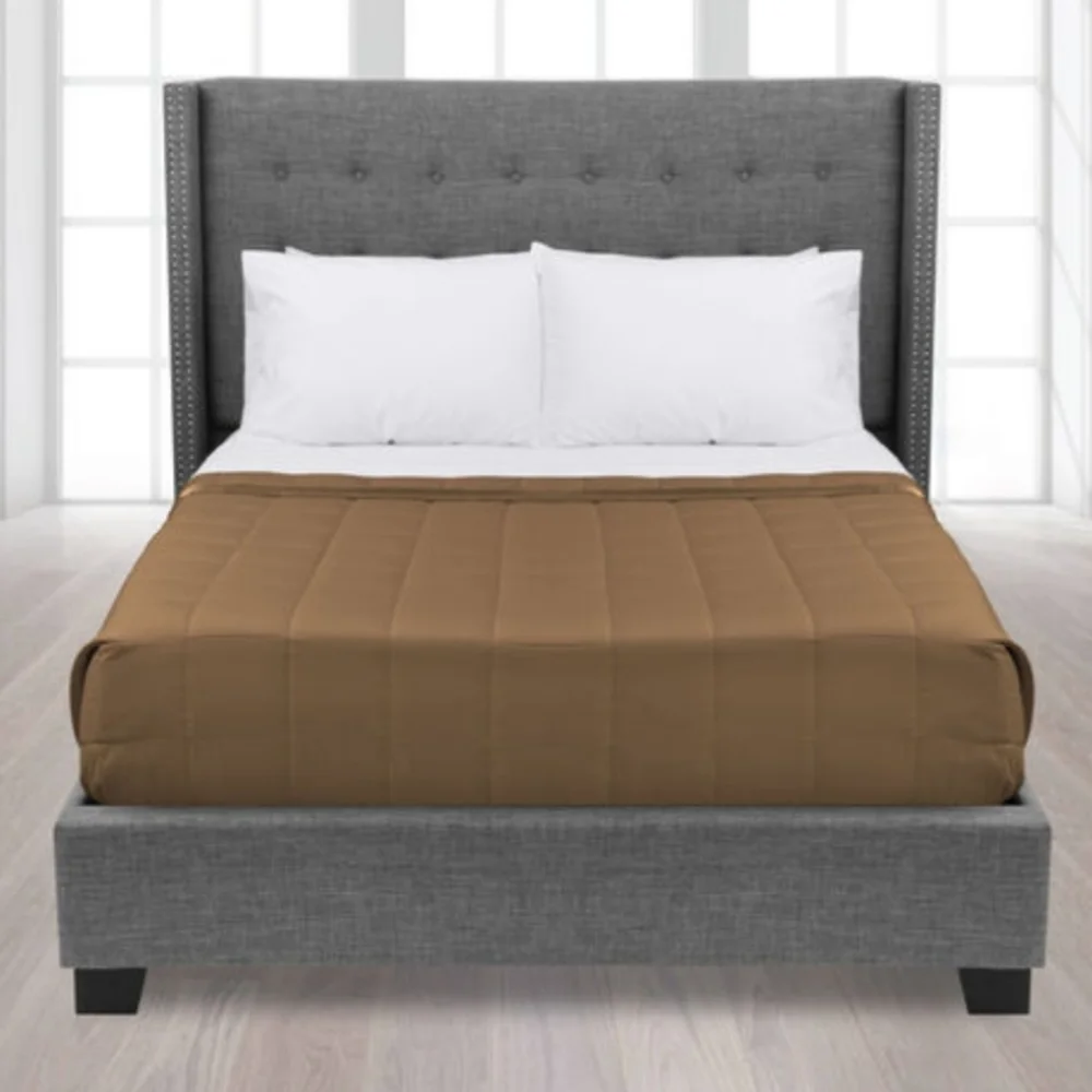 💕HP💕NEW Khaki Microfiber Down Alternative Blanket💕